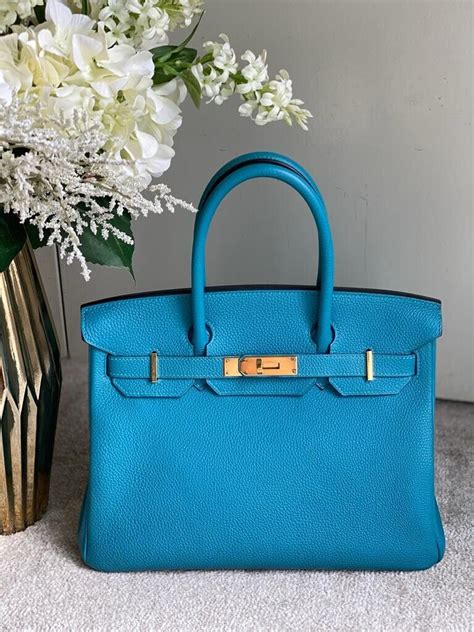 Hermes Birkin 30turquoise 